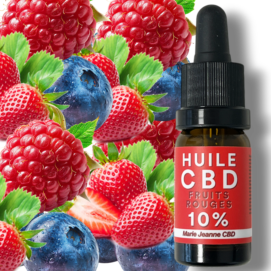 huile fruits rouges CBD pas chere